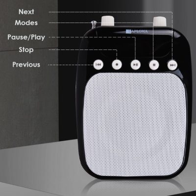 laploma portable loudspeaker with microphone